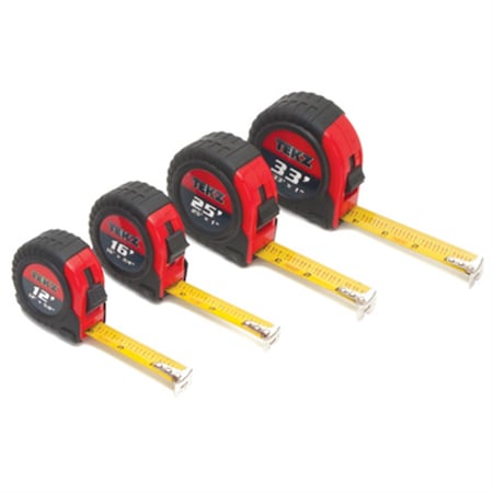 Titan 4 Piece Tape Measure Set 17504